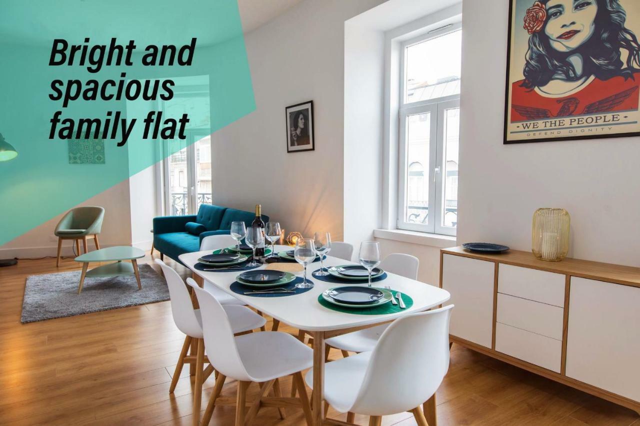 Sunny 3Bdr Apartment In Graca By Lovelystay Lisboa Eksteriør billede
